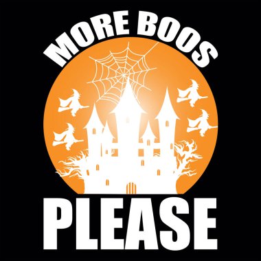 Cadılar Bayramı tişört tasarım dosyası