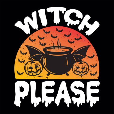 Cadılar Bayramı tişört tasarım dosyası