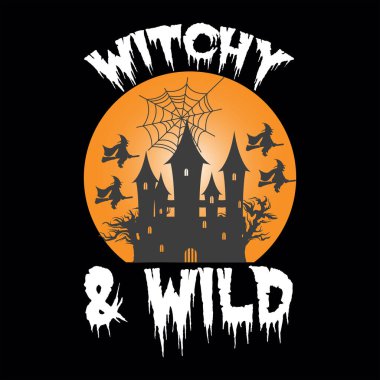 Cadılar Bayramı tişört tasarım dosyası