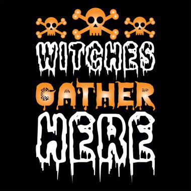 Cadılar Bayramı tişört tasarım dosyası