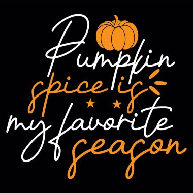 Sonbahar tişörtü tasarımı 