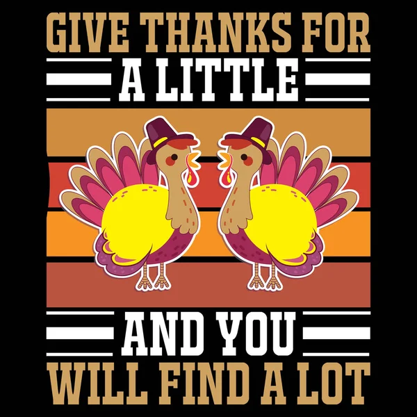 Thanksgiving Shirt Design Vector File — Image vectorielle