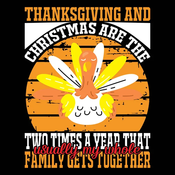 Thanksgiving Shirt Design Vector File — Stockový vektor