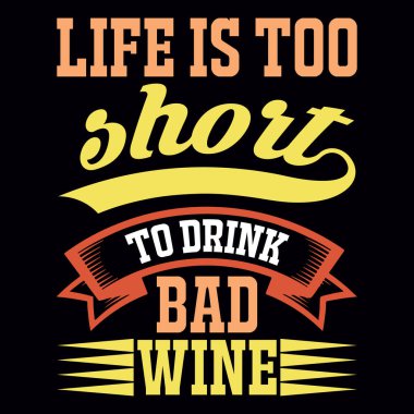 Şarap tişörtü tasarım vektör dosyası