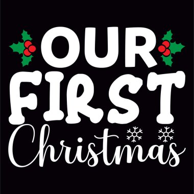 Noel tişörtü tasarım vektör dosyası