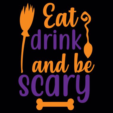 Halloween t-shirt tasarım vektör dosyası