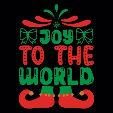 Noel tişörtü tasarım vektör dosyası