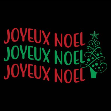 Noel tişörtü tasarım vektör dosyası