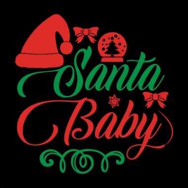 Noel tişörtü tasarım vektör dosyası