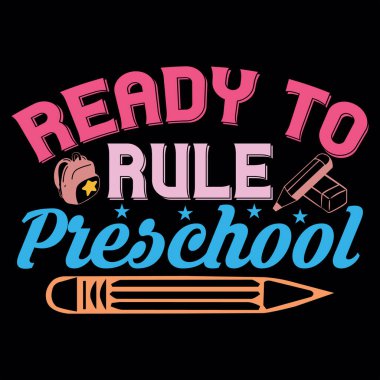 Back to school t-shirt design file