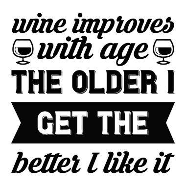Wine quotes t-shirt design