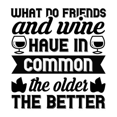 Wine quotes t-shirt design