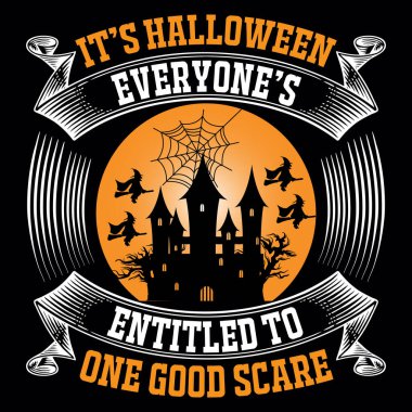 Halloween typography t-shirt  design  file