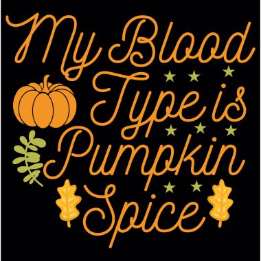 Autumn t-shirt  design vector file