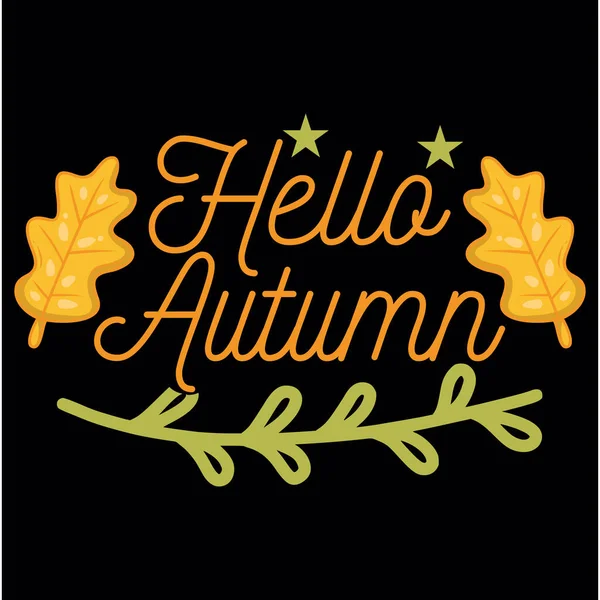 Autumn Shirt Design Vector File — Image vectorielle