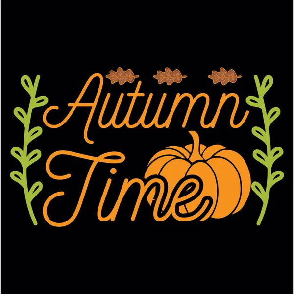 Autumn Shirt Design Vector File — Image vectorielle