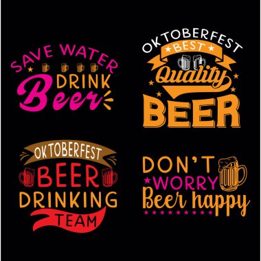A set of oktoberfest svg design