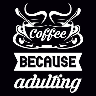 Coffee t-shirt design file