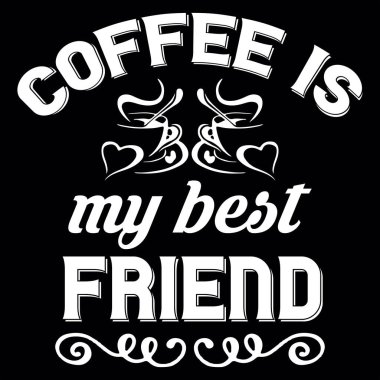 Coffee t-shirt design file