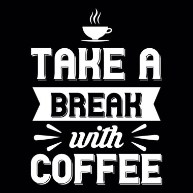 Coffee t-shirt design file