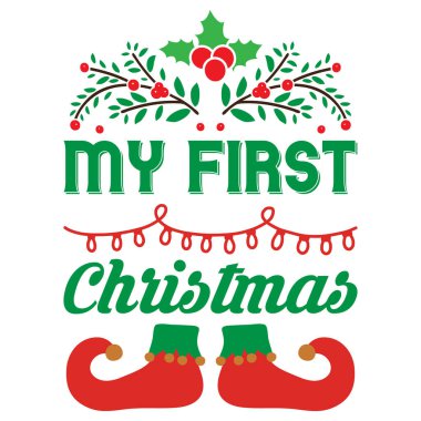 Noel tişörtü tasarım dosyası