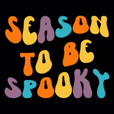 Halloween wavy t-shirt design file