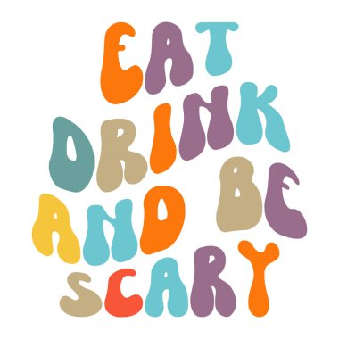 Halloween wavy t-shirt design file