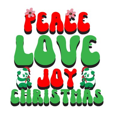 Retro Christmas t-shirt design 