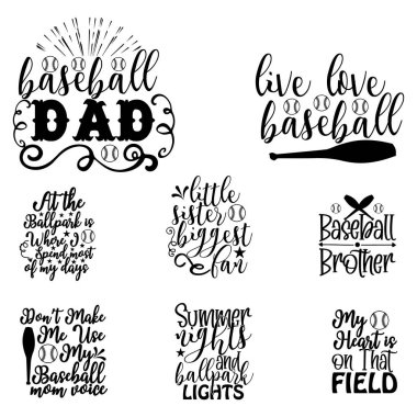 Baseball t-shirt design bundle