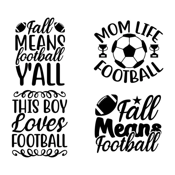 Futbol tipografisi svg t-shirt tasarımı