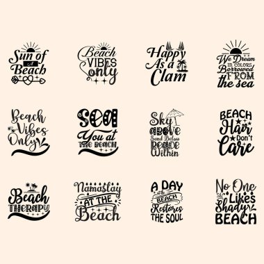  Plaj tişörtü tasarım paketi