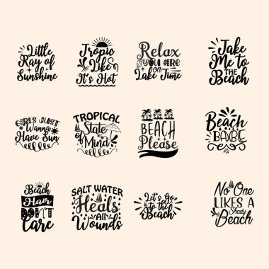  Plaj tişörtü tasarım paketi