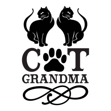 Kedi tişörtü tasarım vektör dosyası