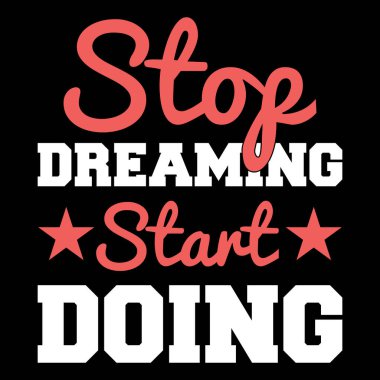 Motivasyon tişörtü tasarımı 