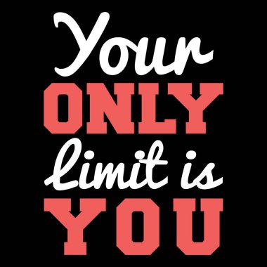 Motivasyon tişörtü tasarımı 