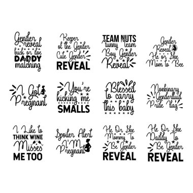 Hamilelik tişörtü tasarım paketi