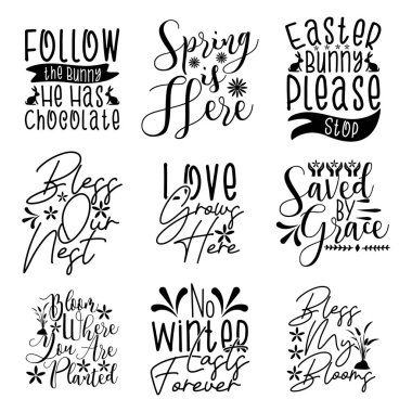 Bahar tişörtü tasarım paketi