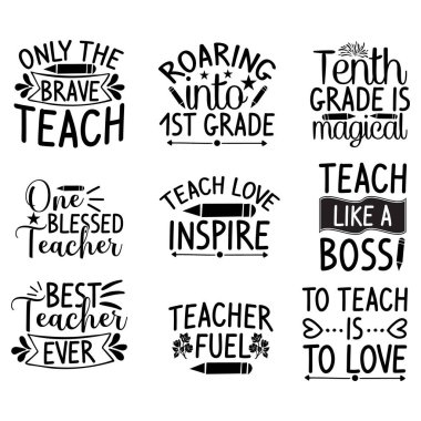 Öğretmen tişörtü tasarım paketi, okul tişörtü tasarımı