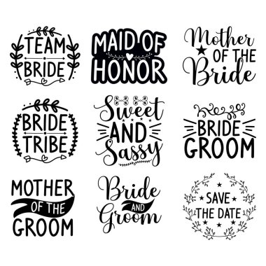 düğün tişörtü tasarım paketi