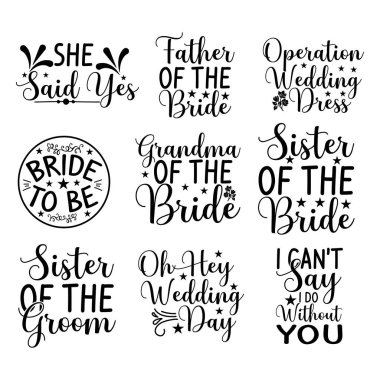 düğün tişörtü tasarım paketi