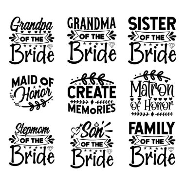 düğün tişörtü tasarım paketi