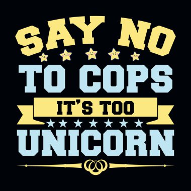 Tek boynuzlu at tişörtü tasarımı