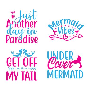 Denizkızı tişört tasarım paketi