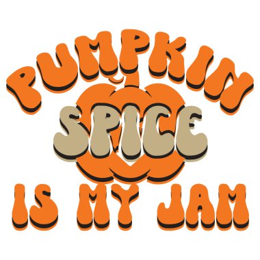 Balkabağı tişört tasarımı, sonbahar tırnak tasarımı