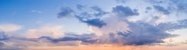 Panorama Color Vibrante Dramático Con Hermosa Nube Amanecer Atardecer Imagen — Foto de Stock