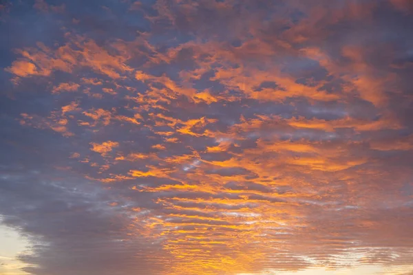 Céu Colorido Púrpura Crepúsculo Crepúsculo Noite Imagem Panorâmica Ponto Alta — Fotografia de Stock