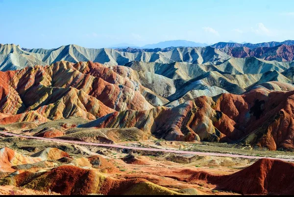 Hermoso Paisaje Del Valle Del Desierto Del Néguev Norte Israel — Foto de Stock