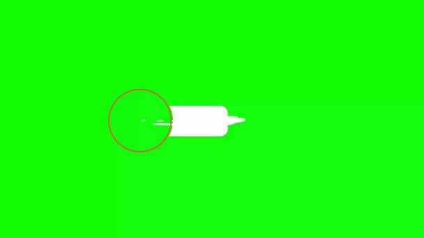 Yellow Bell Icon Thumbs Icon Subscribe Icon Green Screen Template — Stock Video