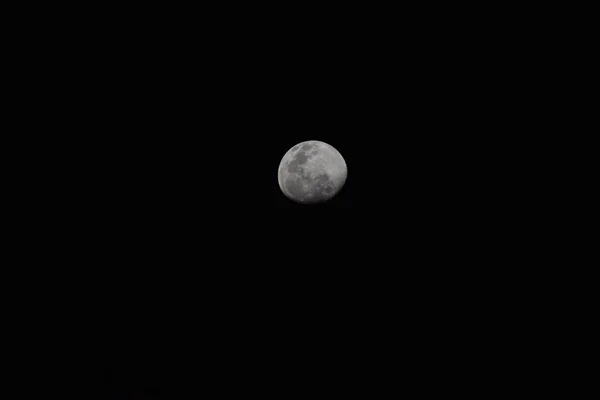 Gibbous Moon Night Sky — Stock Photo, Image