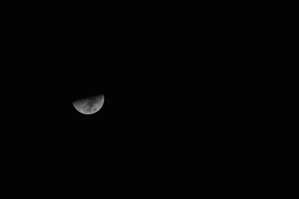 Half Moon Night Sky — Stock Photo, Image